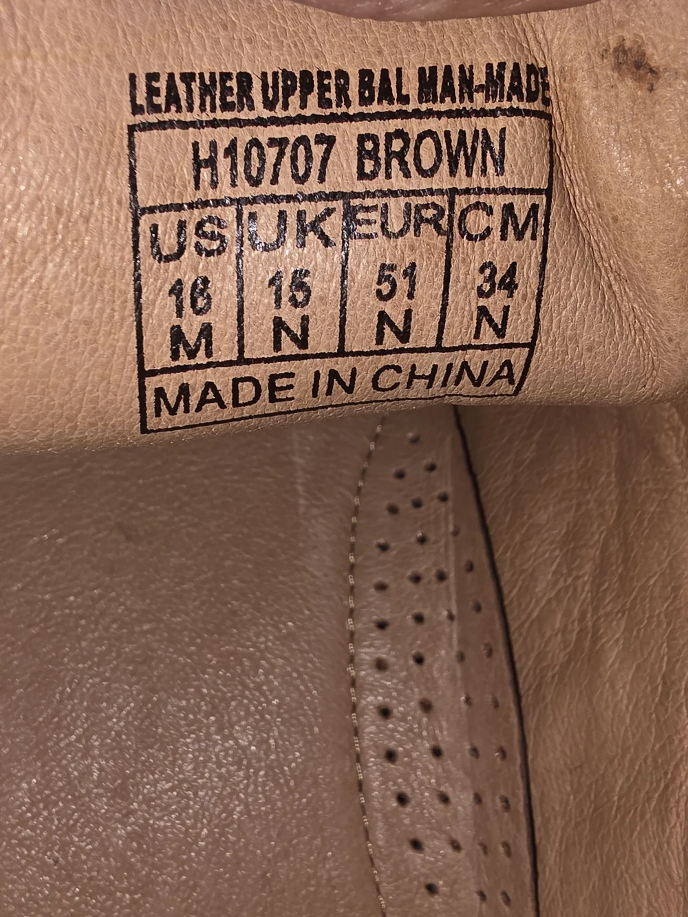 Hush Puppies Men’s Dark Brown Leather Derby Shoes